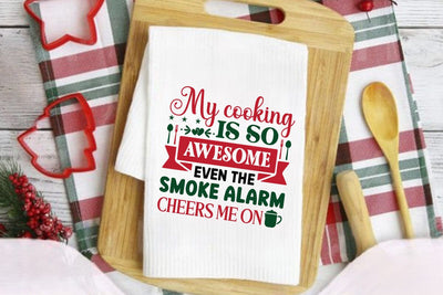 My cooking is so awesome even the smoke alarm cheers me on SVG Angelina750 