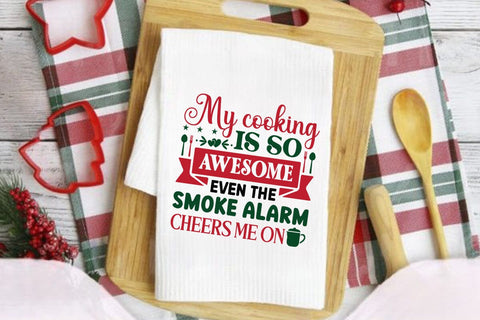 My cooking is so awesome even the smoke alarm cheers me on SVG Angelina750 