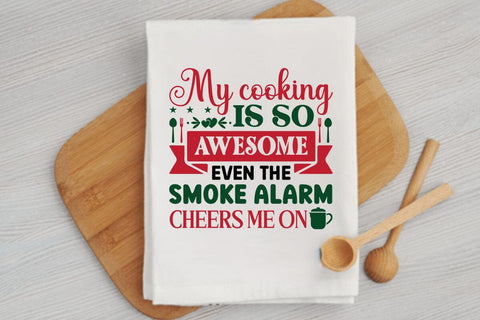 My cooking is so awesome even the smoke alarm cheers me on SVG Angelina750 