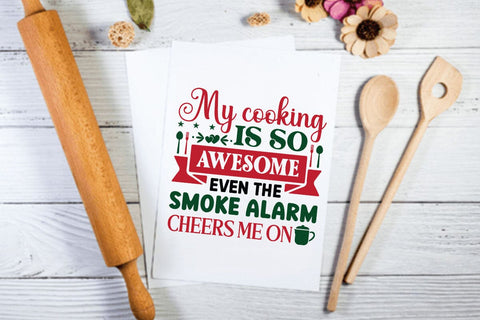 My cooking is so awesome even the smoke alarm cheers me on SVG Angelina750 