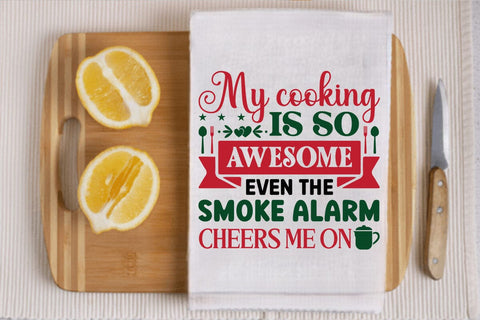 My cooking is so awesome even the smoke alarm cheers me on SVG Angelina750 
