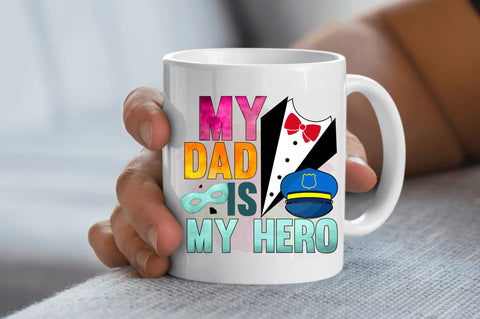 My Dad is My Hero Sublimation Design Sublimation Regulrcrative 