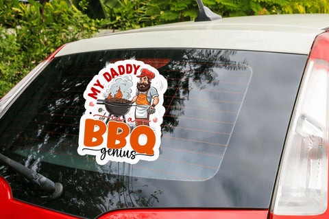 My daddy is a Sticker Design Sublimation Regulrcrative 