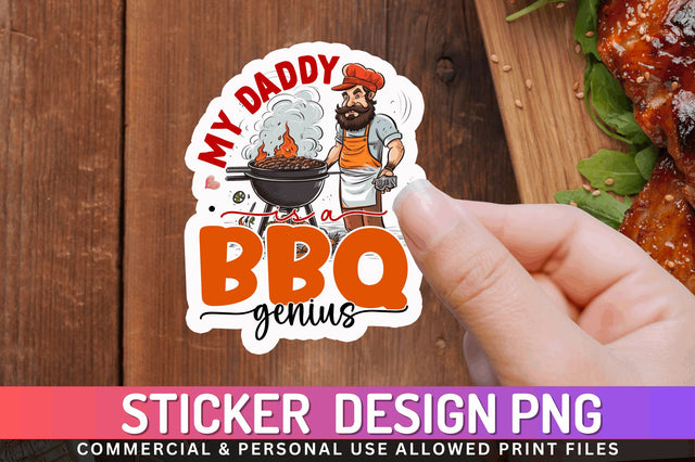 My daddy is a Sticker Design Sublimation Regulrcrative 