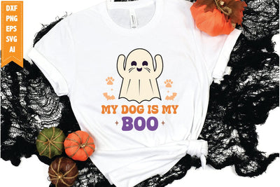 My dog is my boo Svg, Halloween Svg, Funny Ghost Svg SVG shah alam 