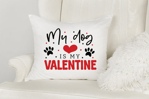 My Dog is My Valentine - Anti Valentine's Day SVG SVG CraftLabSVG 
