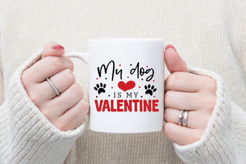 My Dog is My Valentine - Anti Valentine's Day SVG SVG CraftLabSVG 