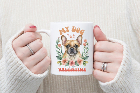 My Dog is My Valentine PNG Sublimation Sublimation CraftLabSVG 