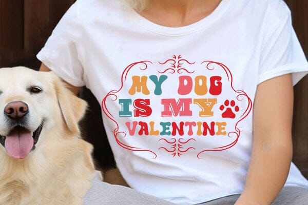 My dog is my valentine SVG Angelina750 