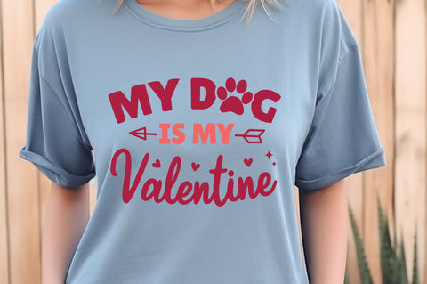 My dog is my valentine svg Design SVG Regulrcrative 