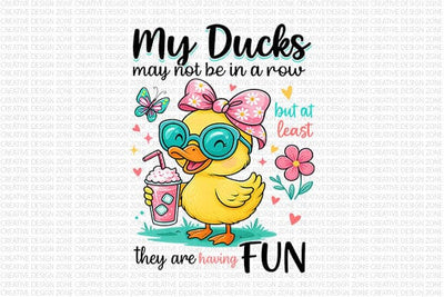 My Ducks Are Having Fun Funny Duck PNG SVG BillahCrafts 