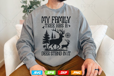 My Family Tree Has A Deer Stand In It Svg Png, Fathers Day svg, Deer Hunting Svg, Hunting Gifts, WildLife Svg, Svg Files For Cricut SVG DesignDestine 