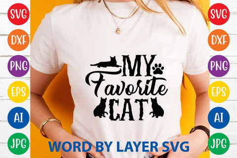 My Favorite Cat SVG DESIGN SVG Rafiqul20606 