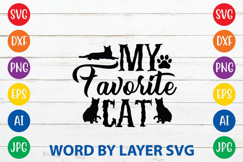 My Favorite Cat SVG DESIGN SVG Rafiqul20606 