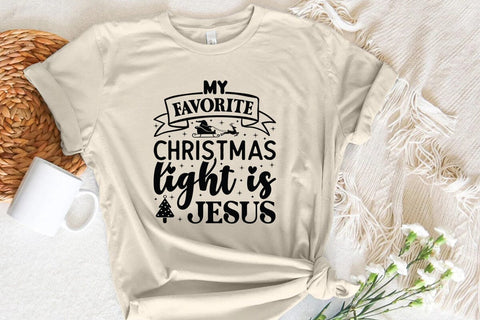 My favorite christmas light is jesus SVG Angelina750 