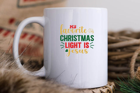 My favorite christmas light is jesus SVG Angelina750 