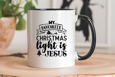 My favorite christmas light is jesus SVG Angelina750 