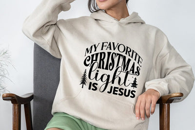 My favorite christmas light is jesus SVG Angelina750 