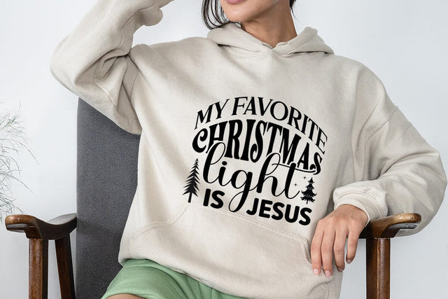 My favorite christmas light is jesus SVG Angelina750 