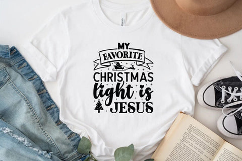 My favorite christmas light is jesus SVG Angelina750 