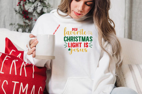 My favorite christmas light is jesus SVG Angelina750 