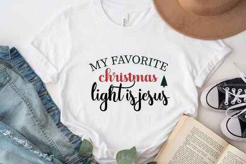 My favorite christmas light is jesus SVG Angelina750 