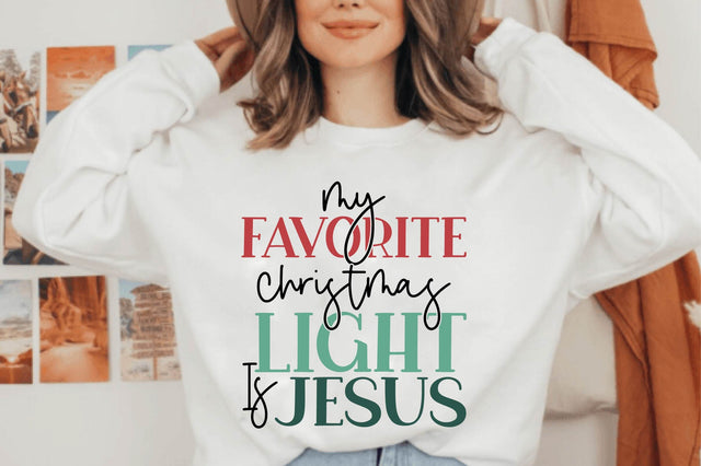 My Favorite Christmas Light Is Jesus SVG SVG shah alam 
