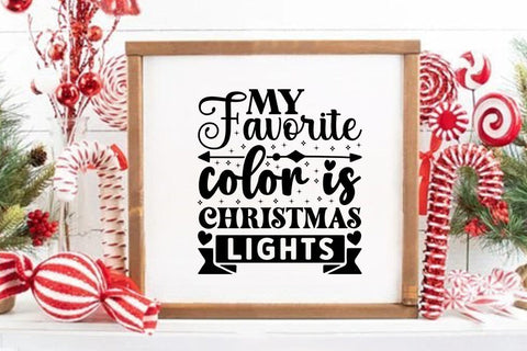 my favorite color is christmas lights SVG Angelina750 