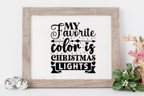 my favorite color is christmas lights SVG Angelina750 