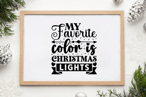 my favorite color is christmas lights SVG Angelina750 