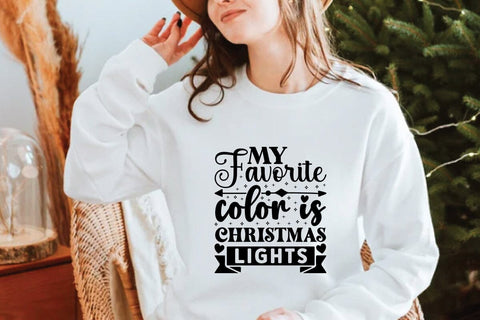 my favorite color is christmas lights SVG Angelina750 