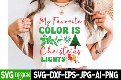 My Favorite Color is Christmas Lights Svg Design,Christmas SVG ,Christmas SVG Design, Christmas SVG Bundle,Farmhouse Christmas SVG,Funny Christmas SVG Design SVG BlackCatsMedia 