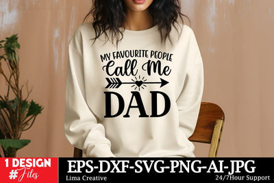 My Favorite People Call Me Dad SVG Cut File SVG Insomnia Std 