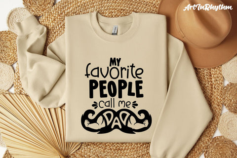 My favorite people call me dad svg, Father svg, Daddy svg SVG Artinrhythm shop 