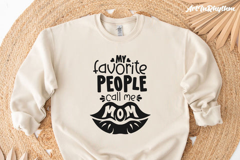 My favorite people call me mom svg, Mother svg, mommy svg SVG Artinrhythm shop 
