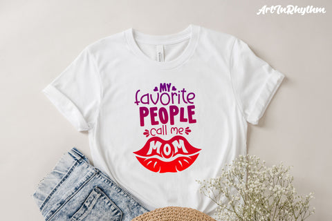 My favorite people call me mom svg, Mother svg, mommy svg SVG Artinrhythm shop 