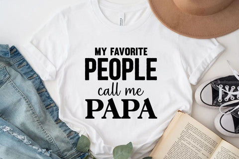 My favorite people call me papa SVG Angelina750 