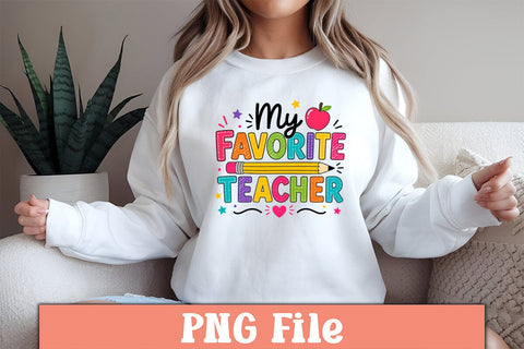 My Favorite Teacher PNG Sublimation Craftlabsvg24 