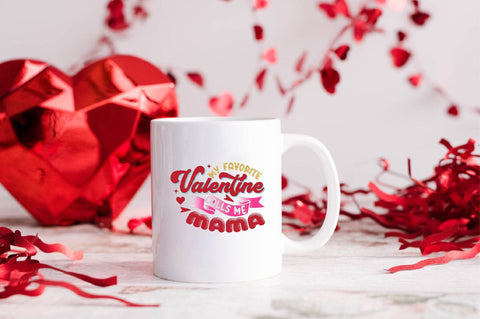 my favorite valentine calls me mama Sublimation SVGArt 