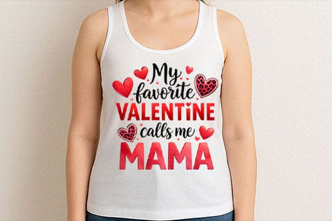My Favorite Valentine Mama PNG SVG BillahCrafts 