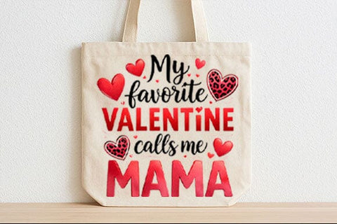 My Favorite Valentine Mama PNG SVG BillahCrafts 