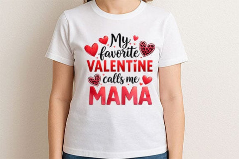 My Favorite Valentine Mama PNG SVG BillahCrafts 