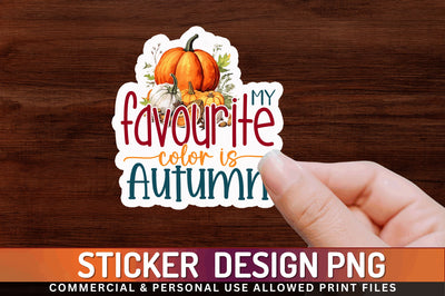 My favourite color Sticker Design Sublimation Regulrcrative 