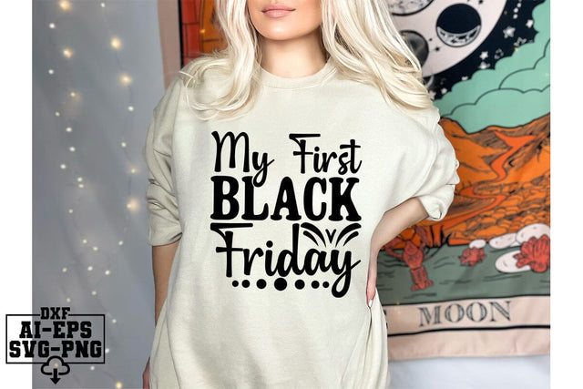 My First Black Friday Svg Cut Files Creative Art SVG CraftlabSvg55 