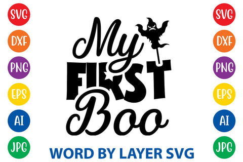 My First Boo SVG DESIGN SVG Rafiqul20606 