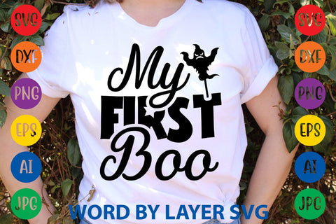 My First Boo SVG DESIGN SVG Rafiqul20606 