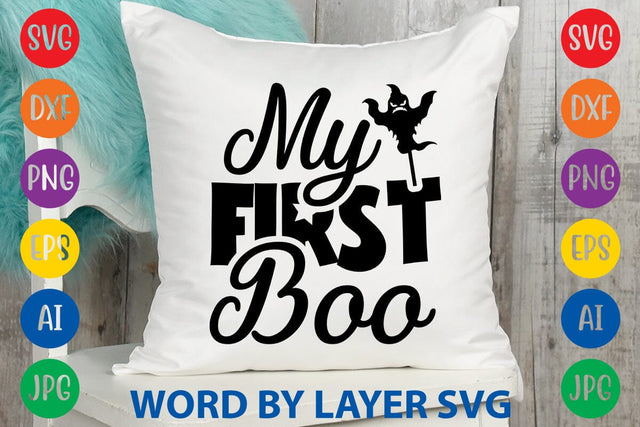 My First Boo SVG DESIGN SVG Rafiqul20606 