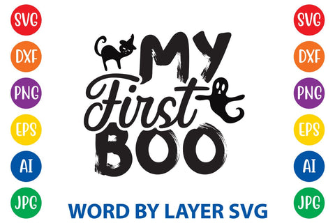 My First Boo SVG Rafiqul20606 