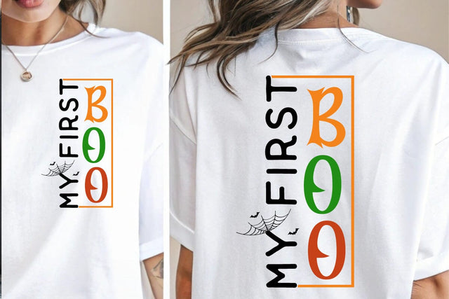 My First BooSVG, Halloween SVG, Retro Halloween SVG, Halloween SVG Design SVG DesignPlante 503 