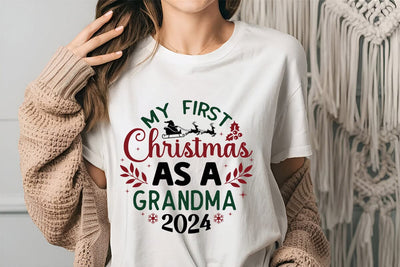 My First Christmas As A Grandma 2024 SVG Angelina750 